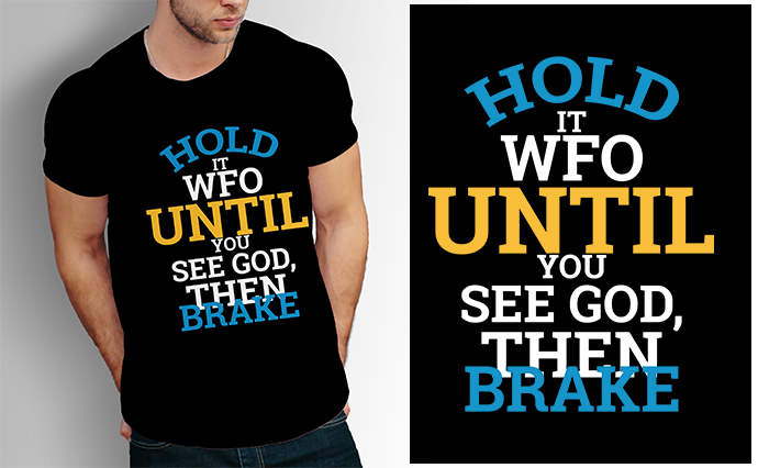 I will design your t-shirt with graphic and typography 