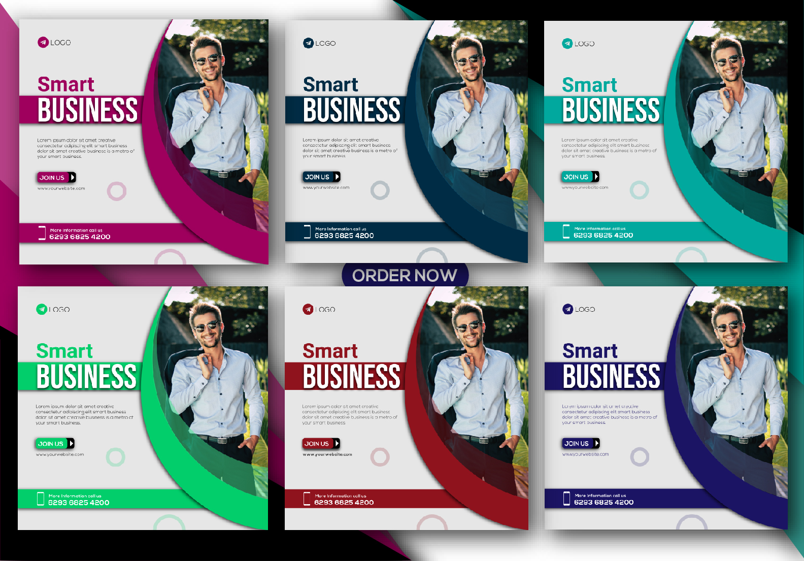 Attractive social media post & banner for business
