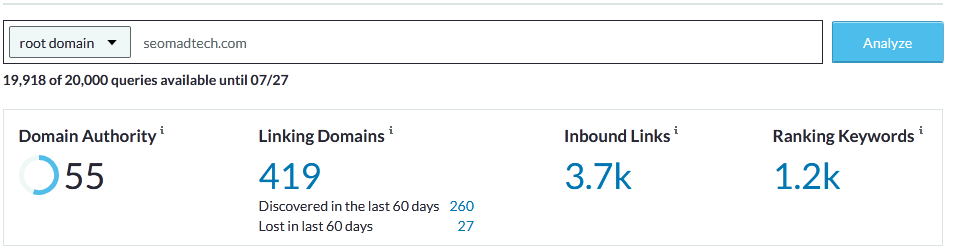 increase domain authority DA 60 in 20 days with dofollow seo backlinks