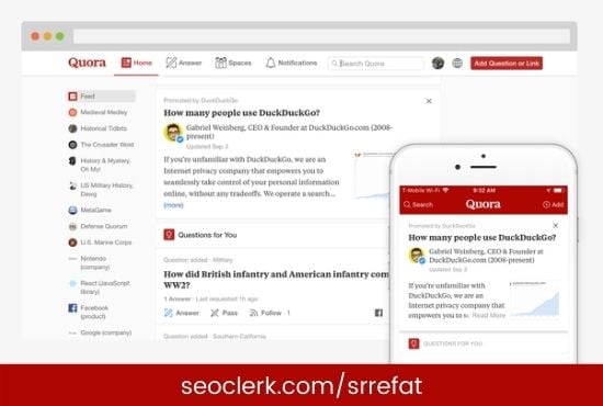 I will provide 15 High quality Quora answers in 48 hours