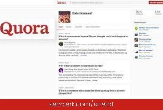 I will provide 15 High quality Quora answers in 48 hours