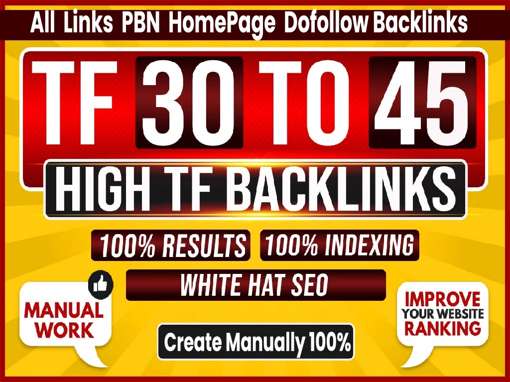 Build Up 200 Home Page PBN WEB 2.0 All Quality Backlinks.