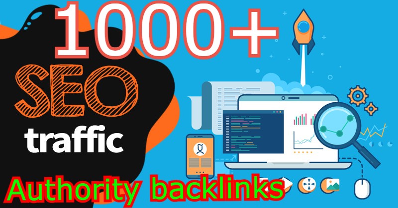 I will increase your Domain 1000 plus Trafic with seo authority backlinks