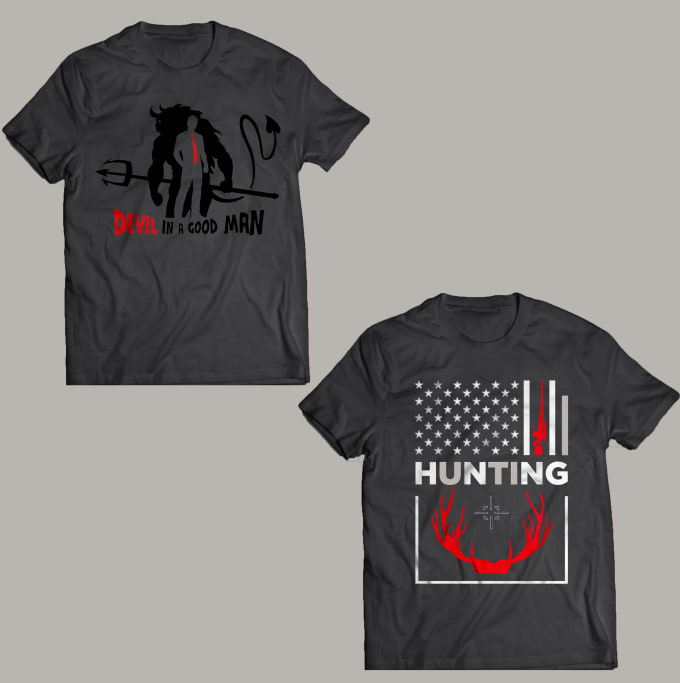 I will design eye catching t shirt design for you in 24 hours