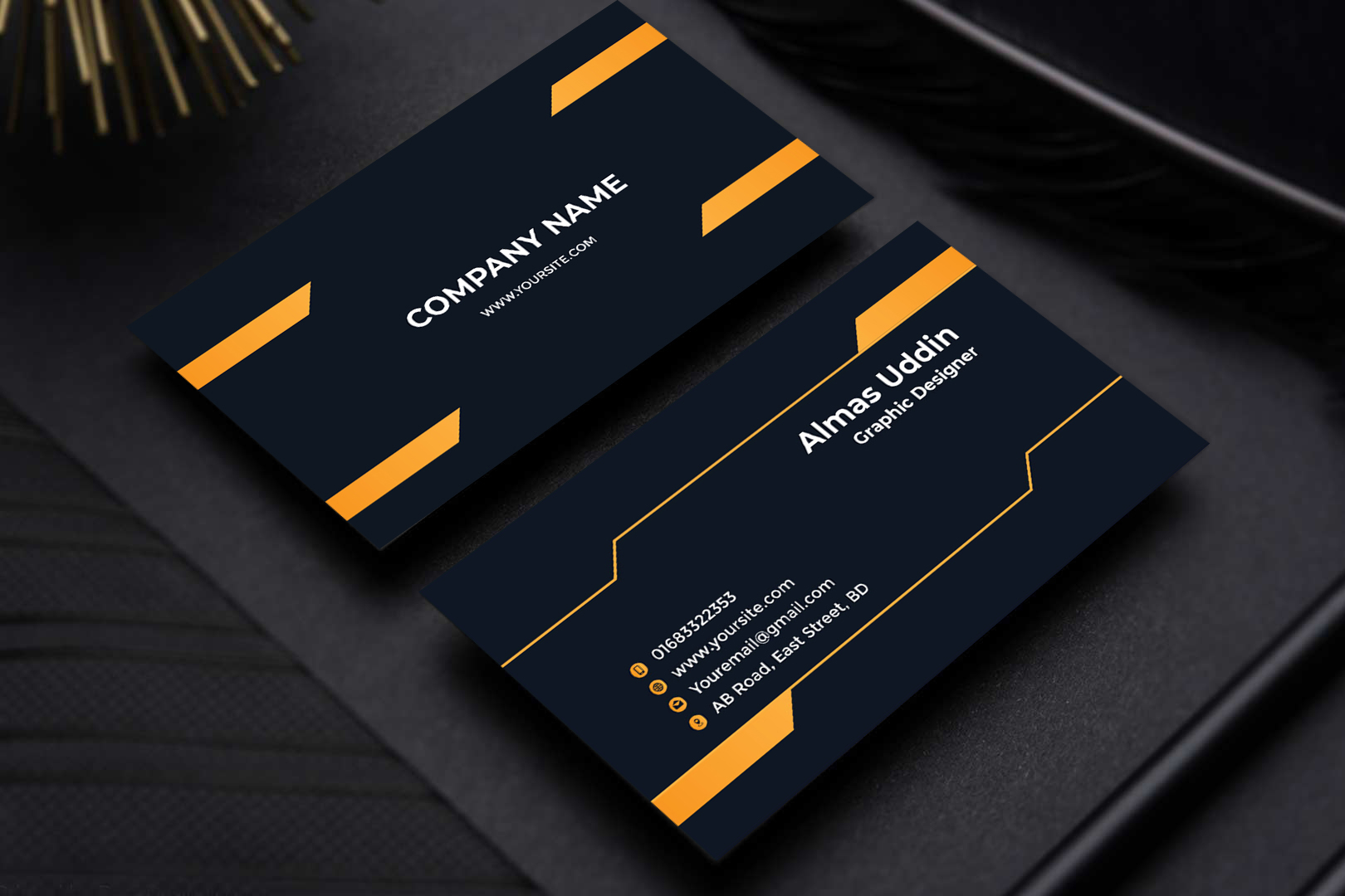 Best Creative Business Card Design PSD – GraphicsFamily