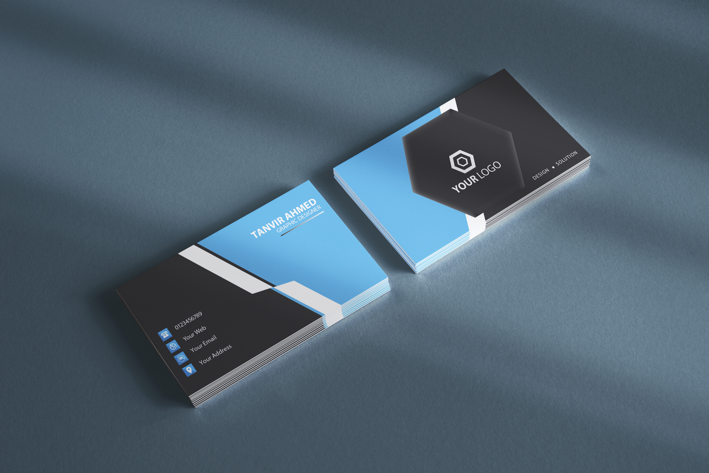 I will do design different stylish business card