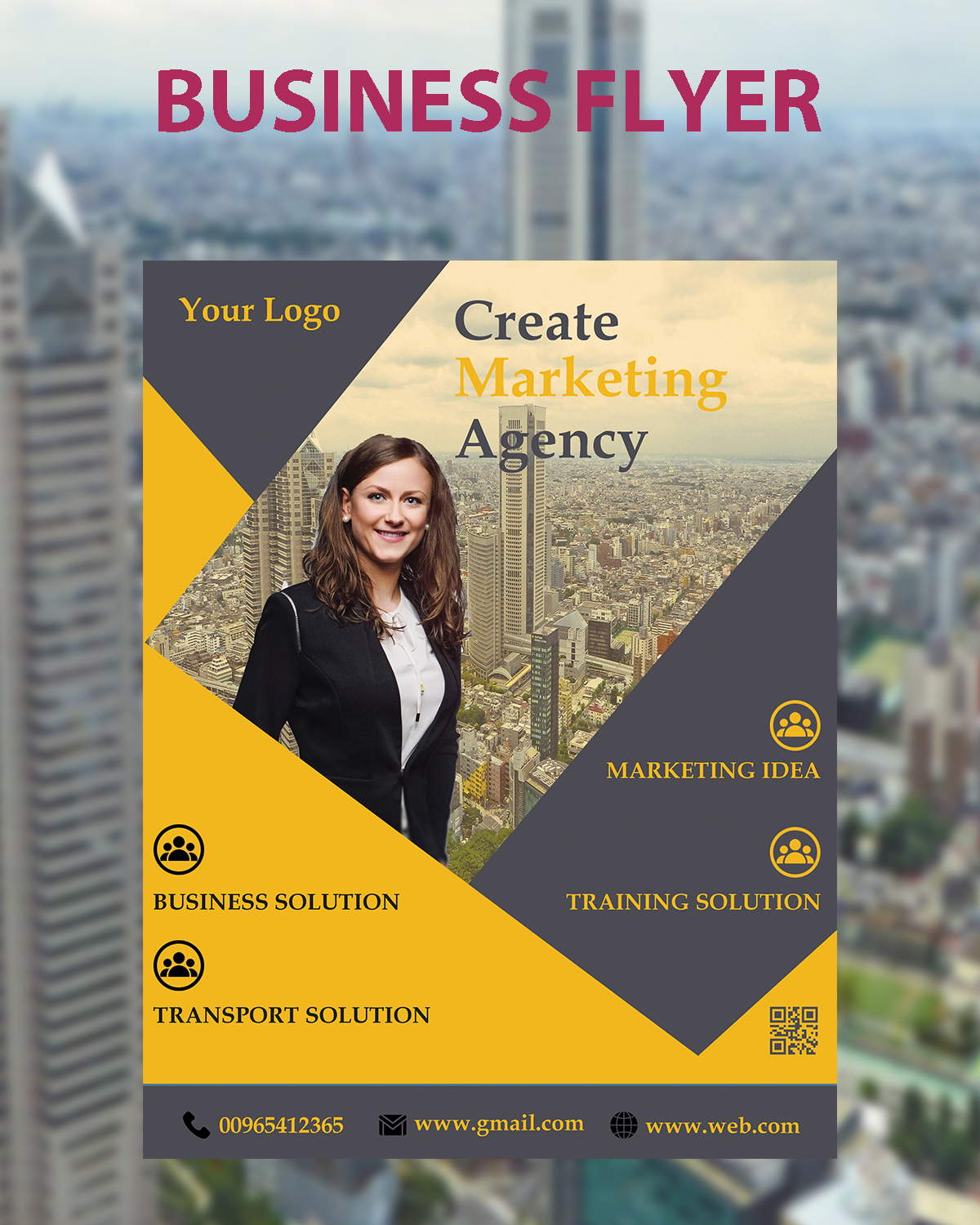 I will make business flyer design and other social media banner