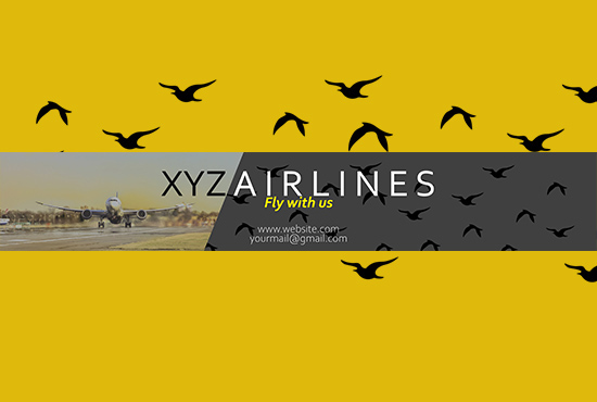 I will design youtube banner for you