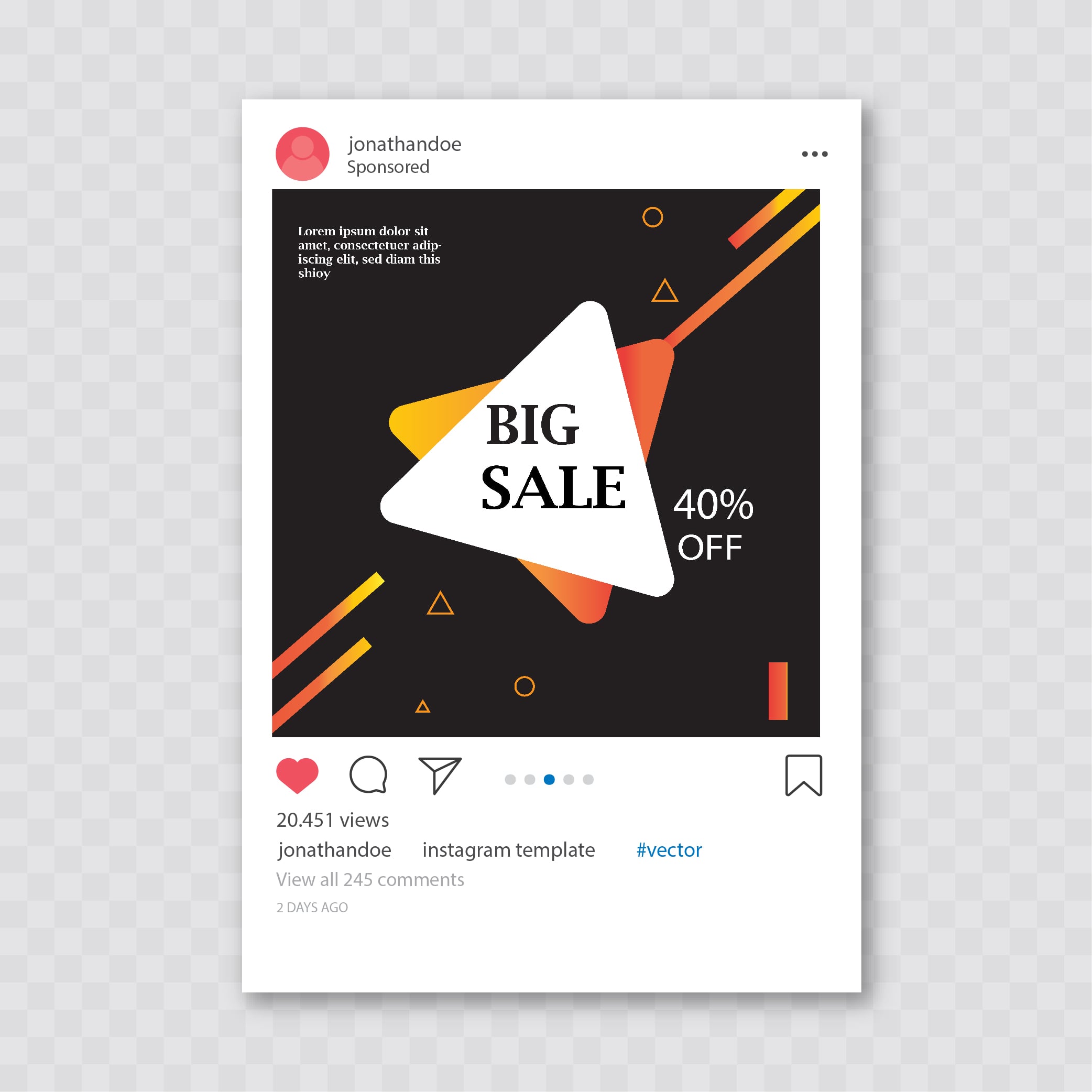 I will design creative social media posts