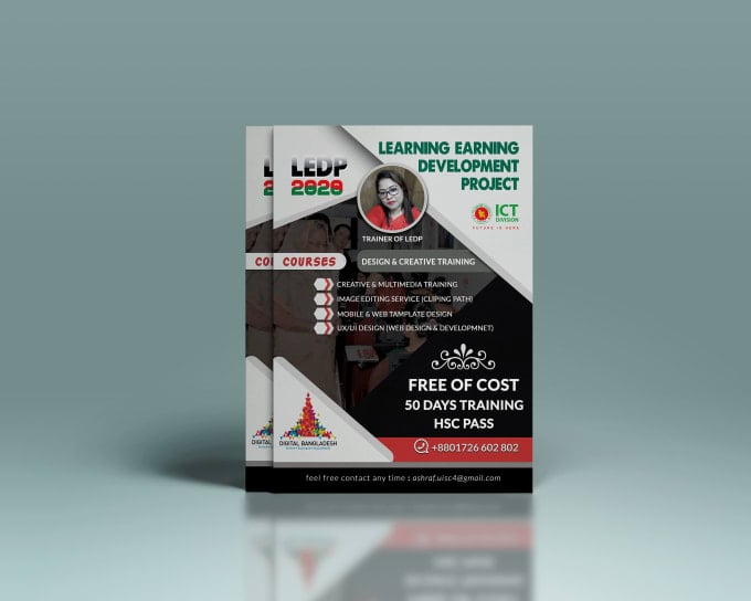 I will do awesome professional business flyer or brochure design