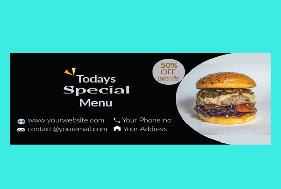 I will create attractive facebook cover