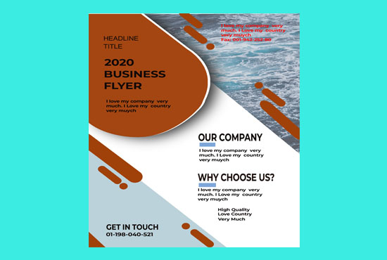 I will create attractive flyer