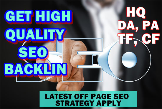 I will build 50 HQ SEO backlinks from high quality we...
