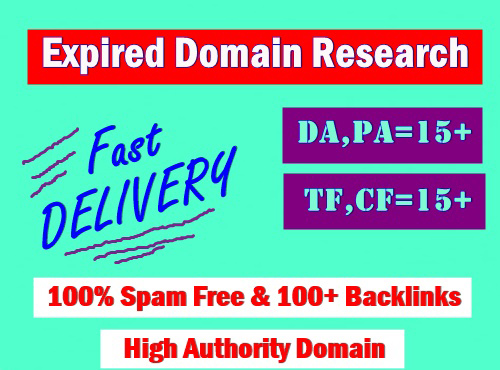 3 High quality expired domain Research With Powerful ...
