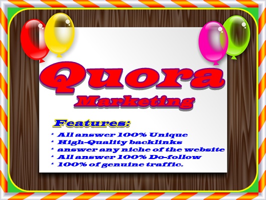 25 high-quality Quora Answer with keywords, Traffics & URL