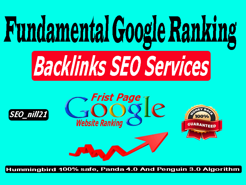 Fundamental Google Ranking Backlinks SEO Service