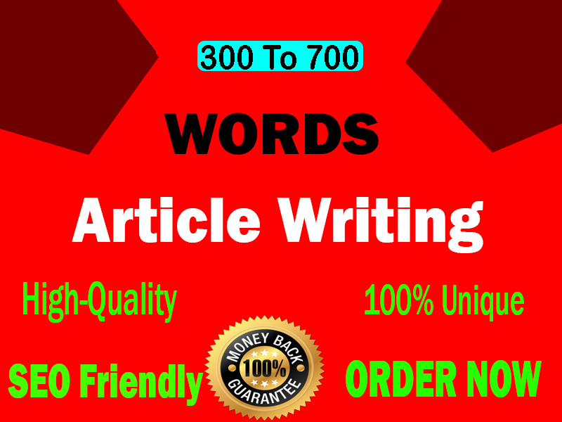 300-700 words a unique article or rewrite 