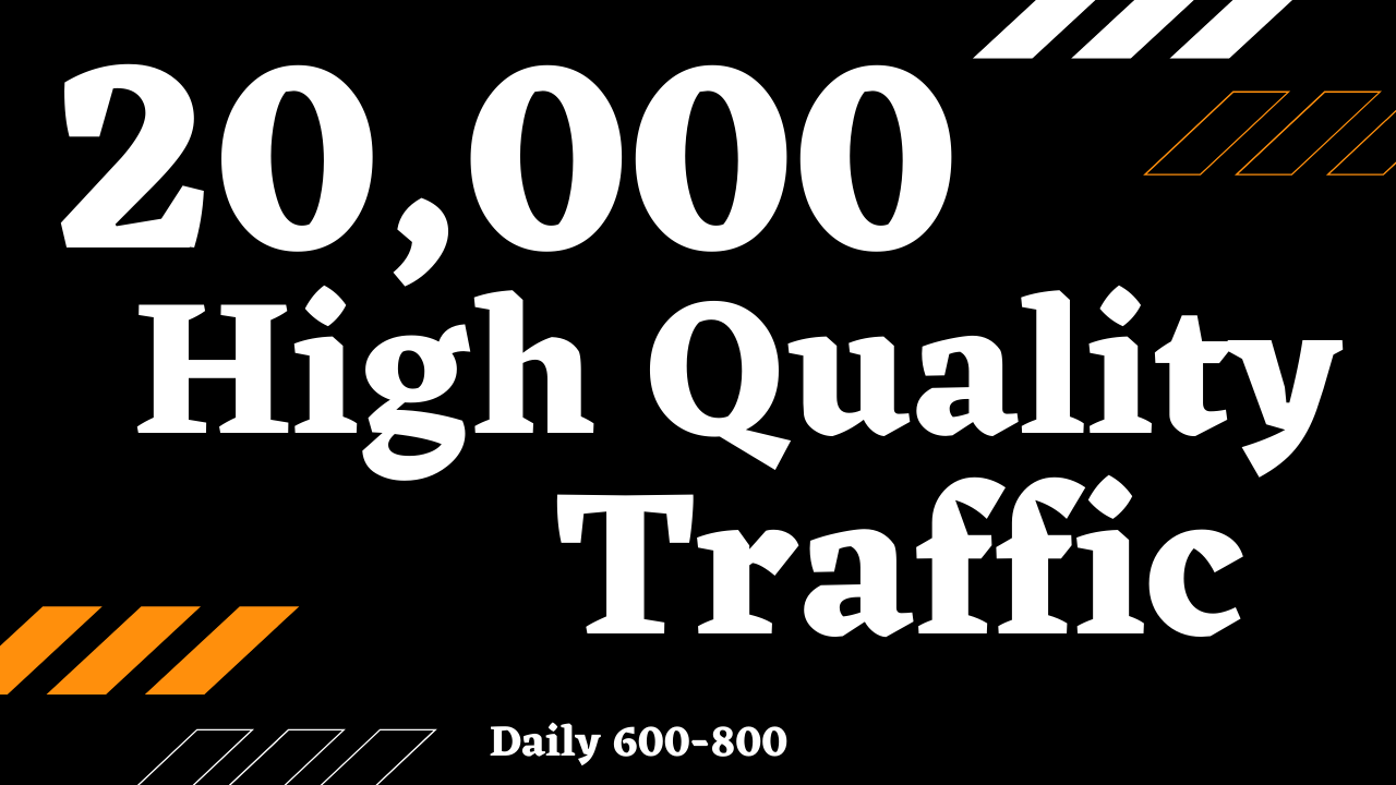 I will give you 20,000 niche targeted organic traffic