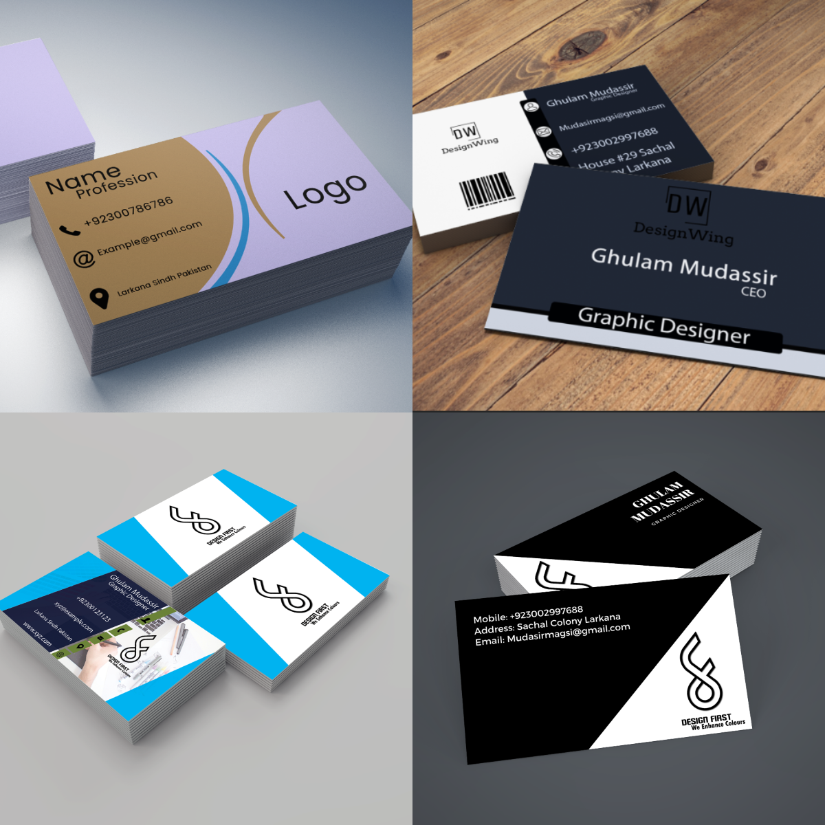 I Will Make a Modern and Professional Business Card in 24 Hours
