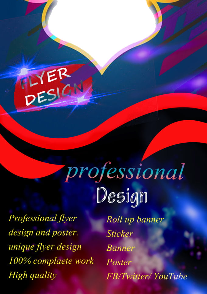 I will design you a retro style poster or flyer