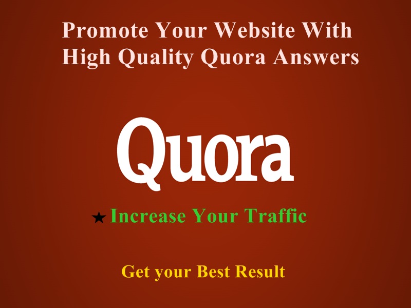 Promote Your website With 10 High Quality Quora Answe...