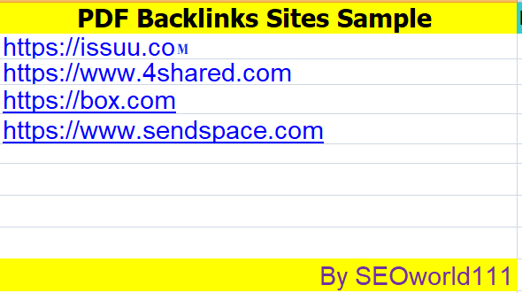 Exclusive 5 PDF Backlinks - 3x - DA90-DA100 - Order 3 to get free 1
