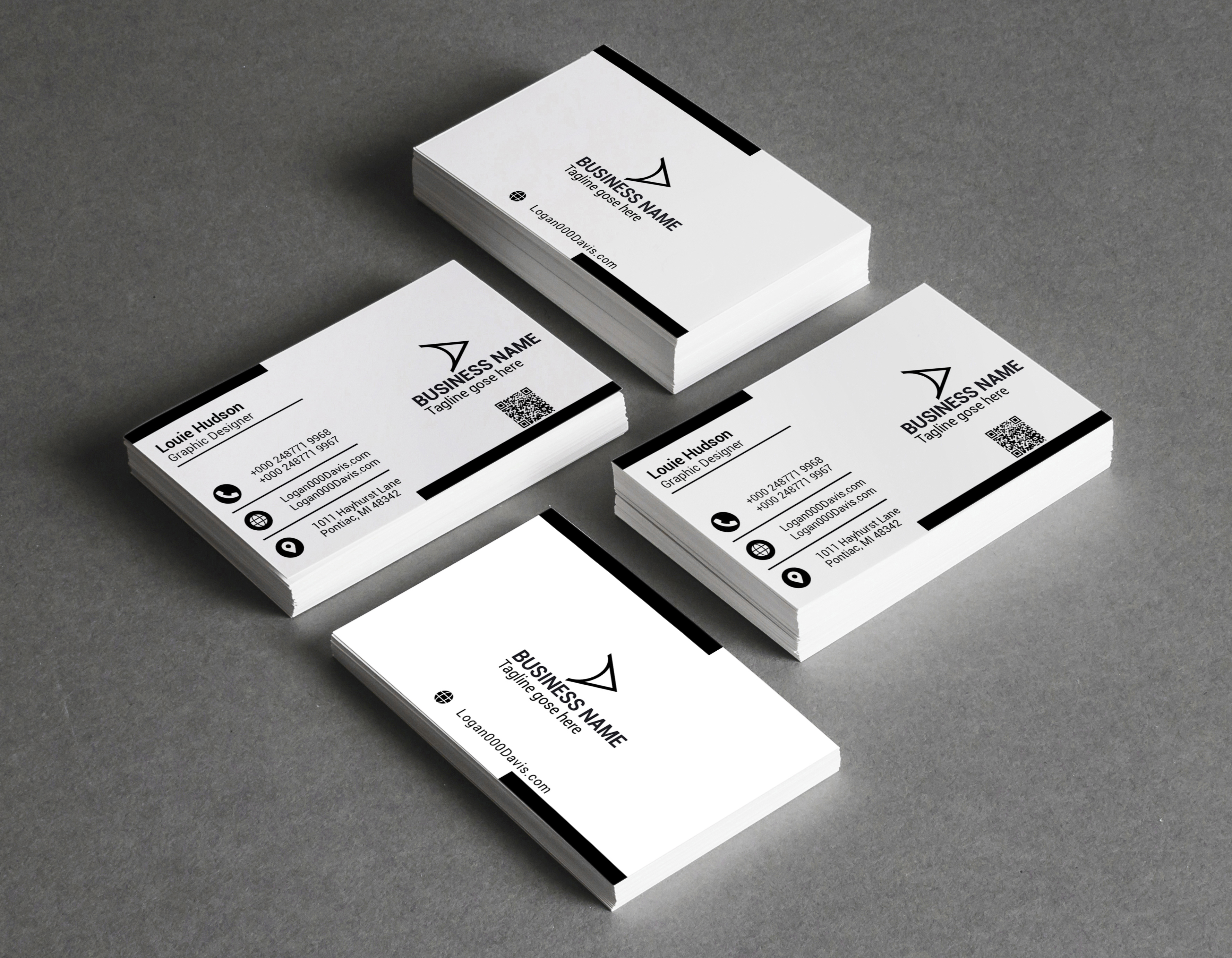 I will professional business card design