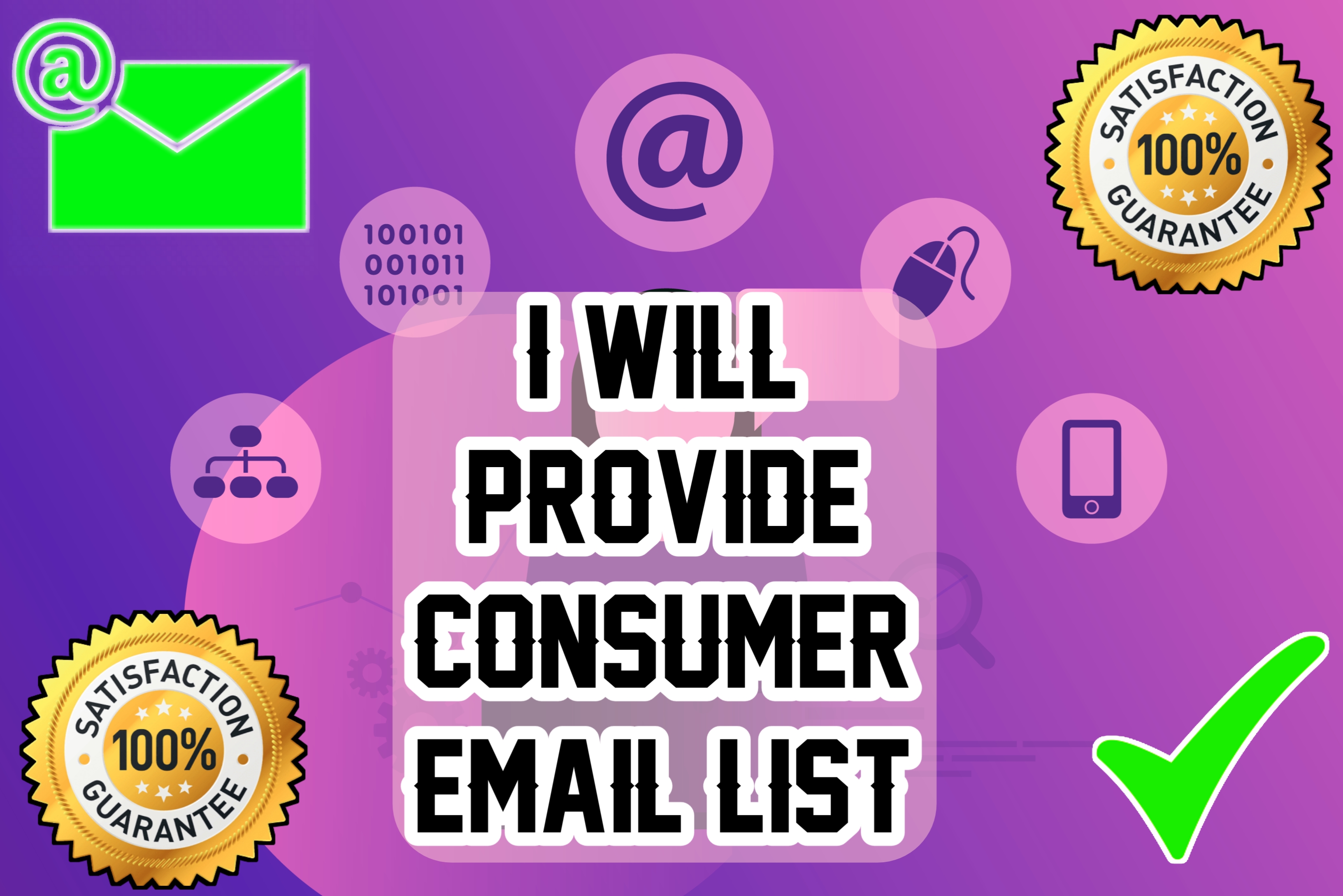 I Will Provide You Verified Consumer Email List