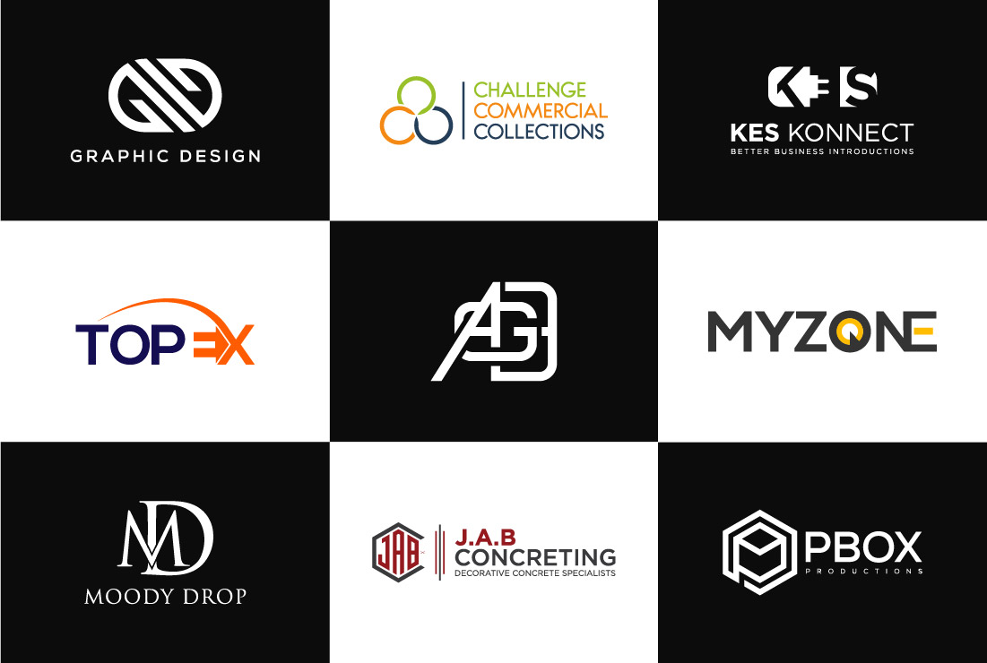 I will do Modern Minimalist, Unique, custom, flat logo design for your business