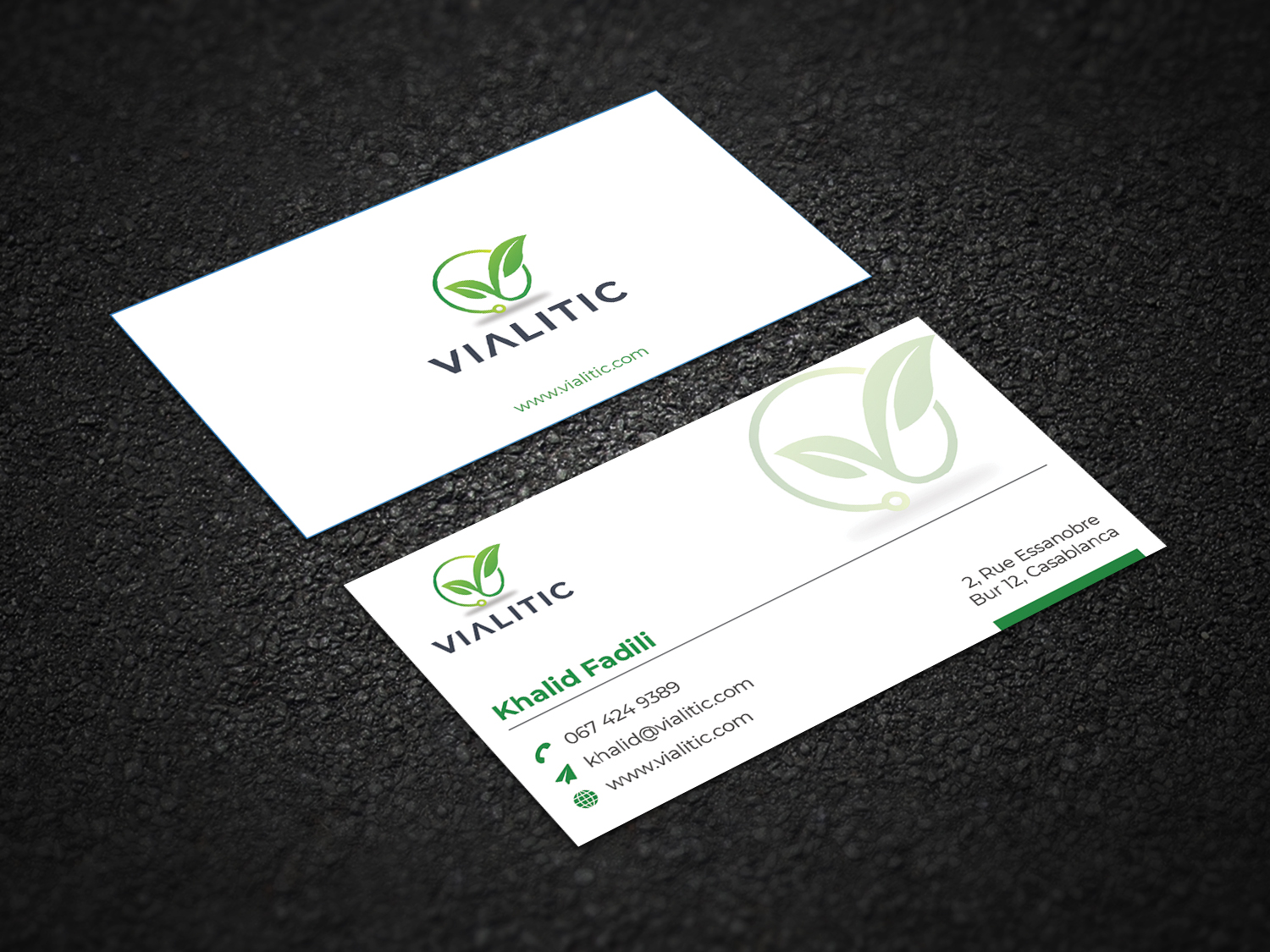 I will do corporate minimalist business card design within 24 hours