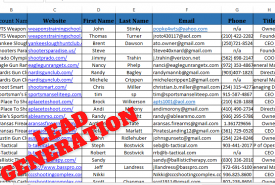 I will do b2b lead generation as per your requirement