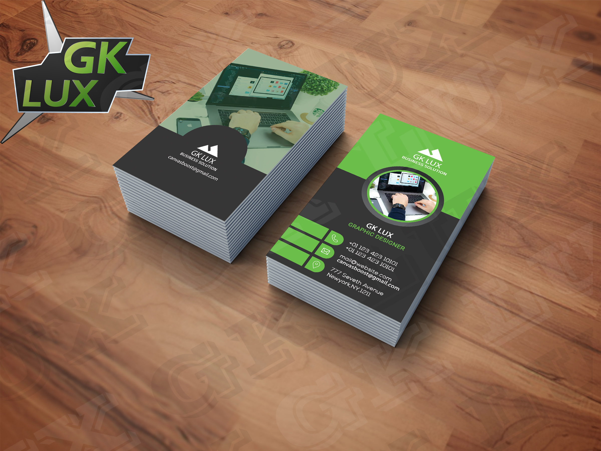 I Will create 4 different business card design within 5 hours