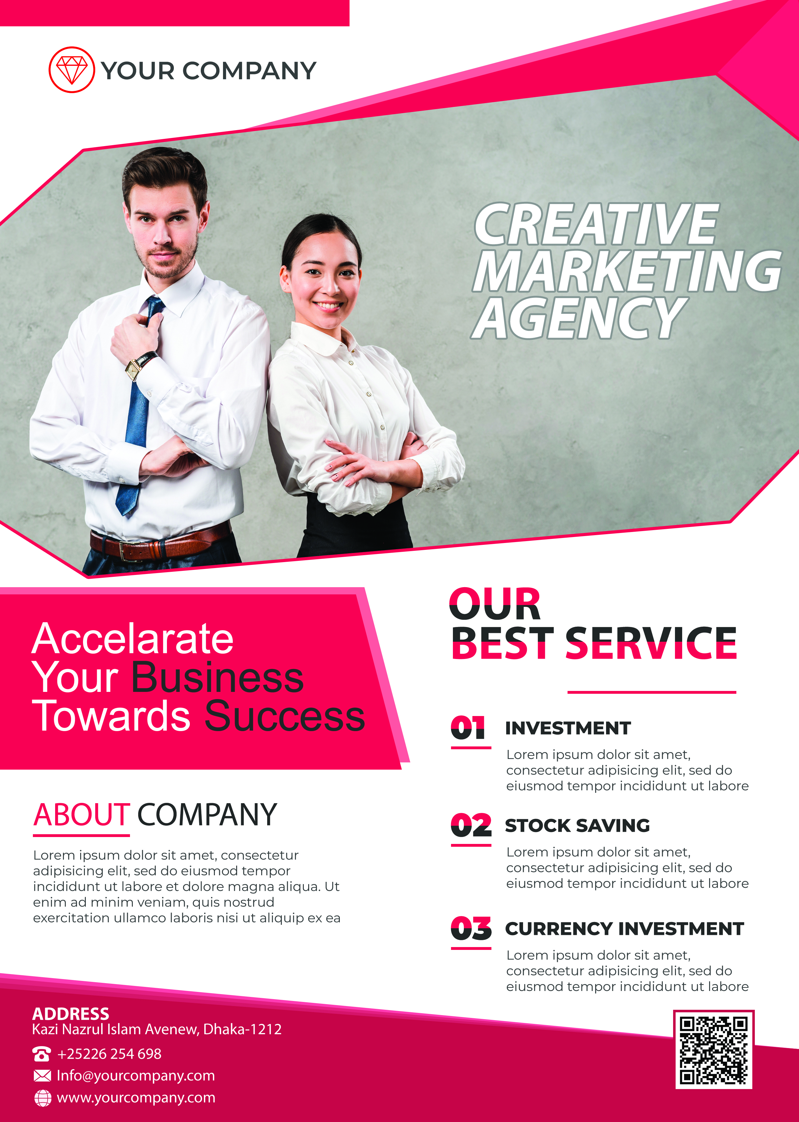 the attractive flyer design within 24h