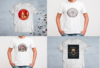 I will do an eye-catching, customize and trendy t shirt design