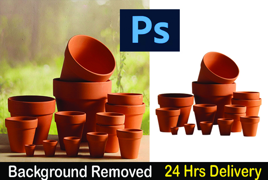I will do background remove or change background of any 5 images within 6 hours.