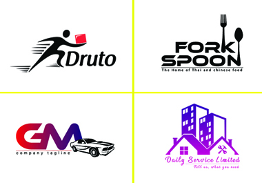 I will design minimalist and modern logo with free vector file