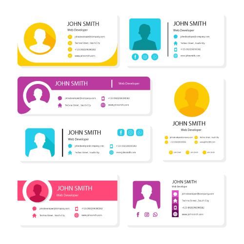 I will professional looks clickable HTML email signature