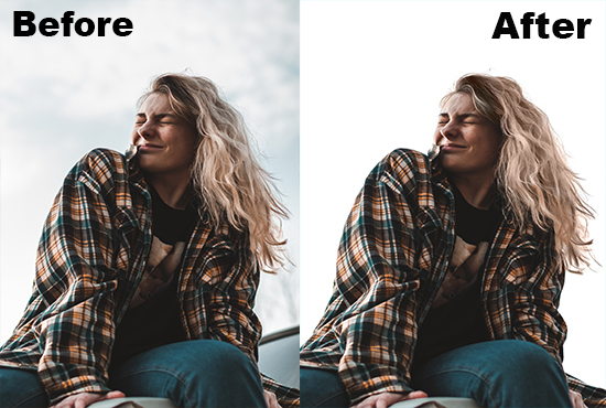 I will hair masking professionally with background remove