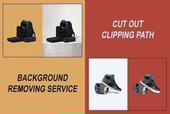 background removal by clipping path and cutout image masking and photoshop editing service