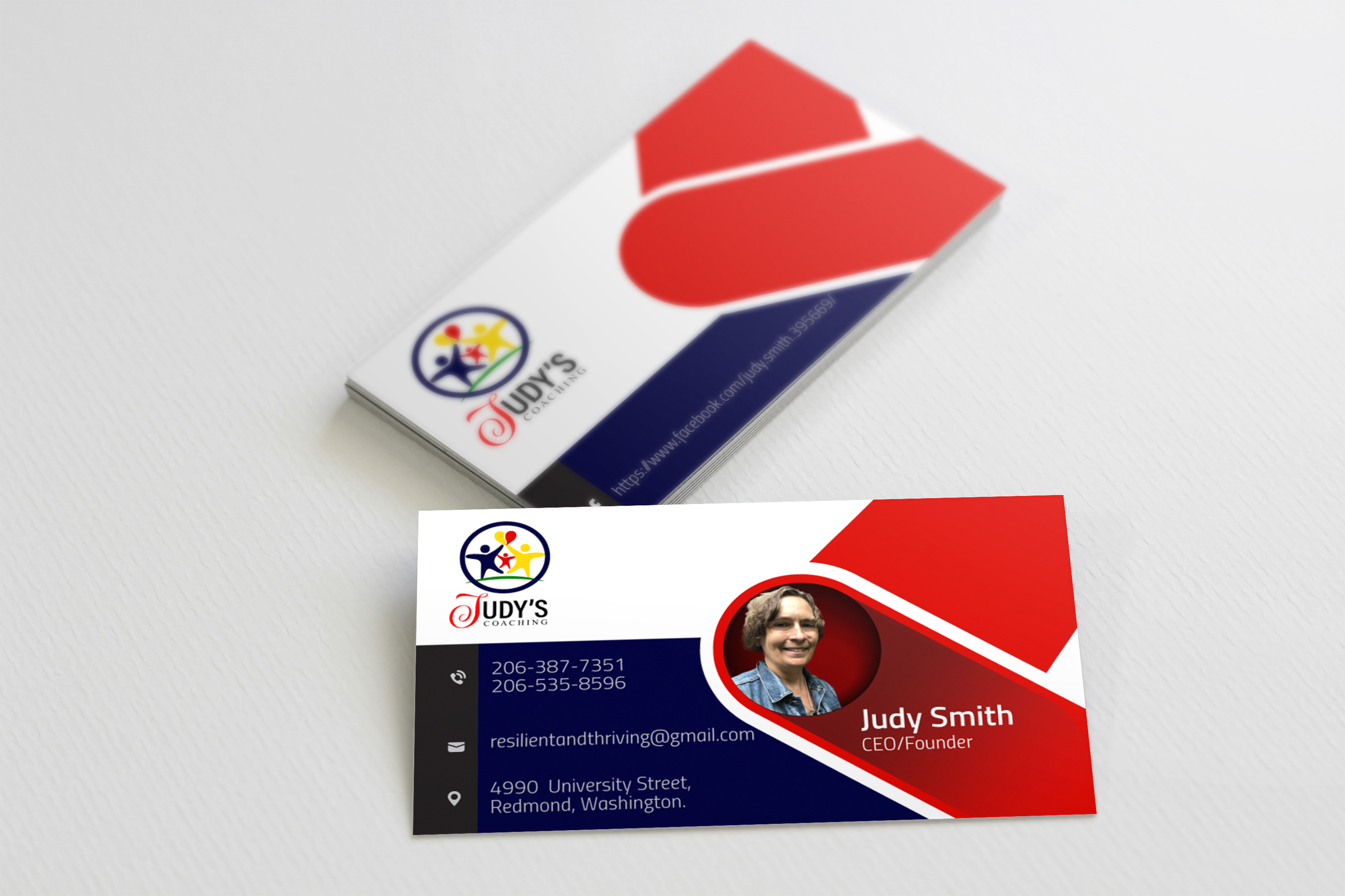 do professional or luxury or vertical and tall business card design