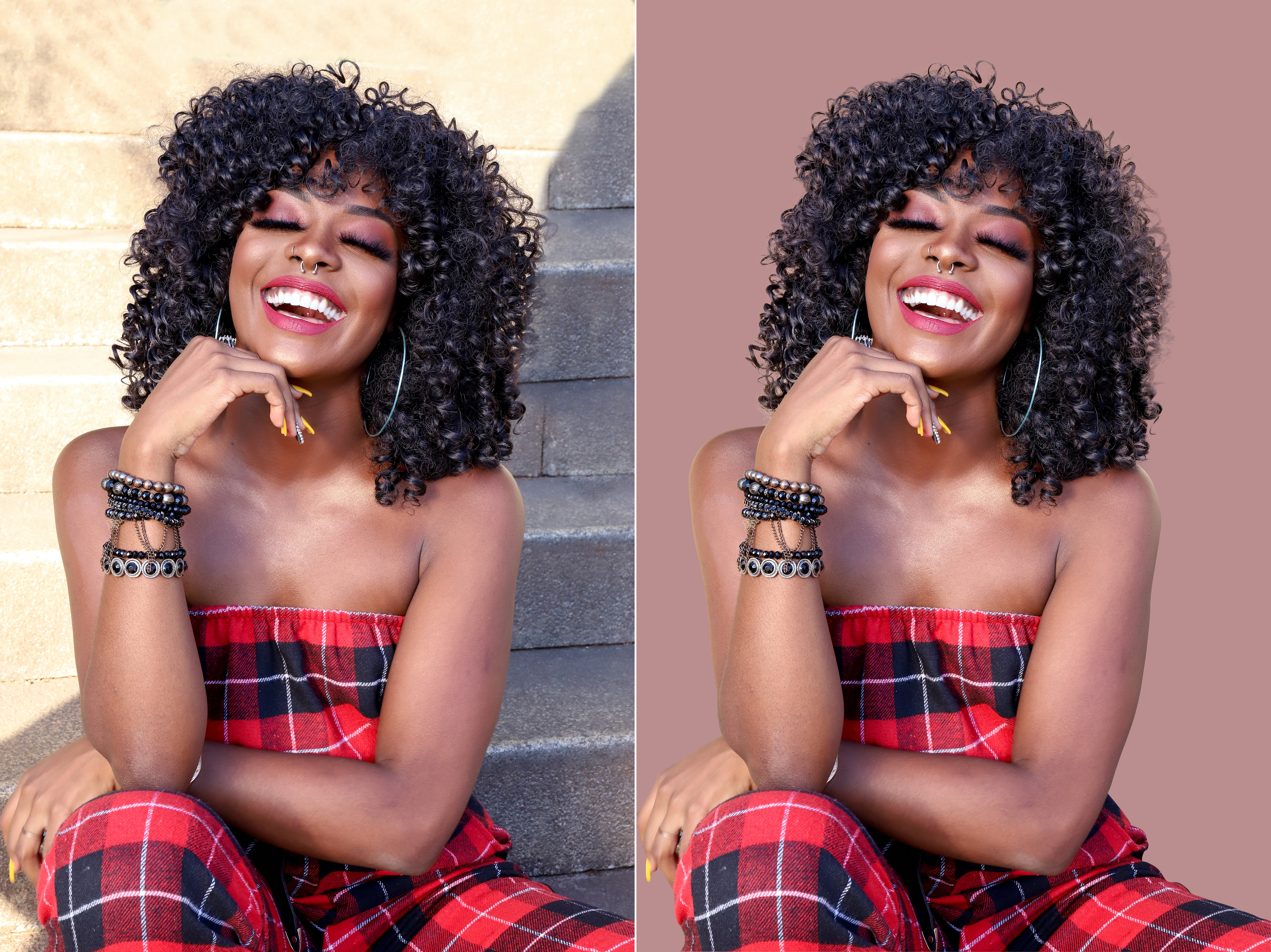 I will do Hair masking and B-G Remove