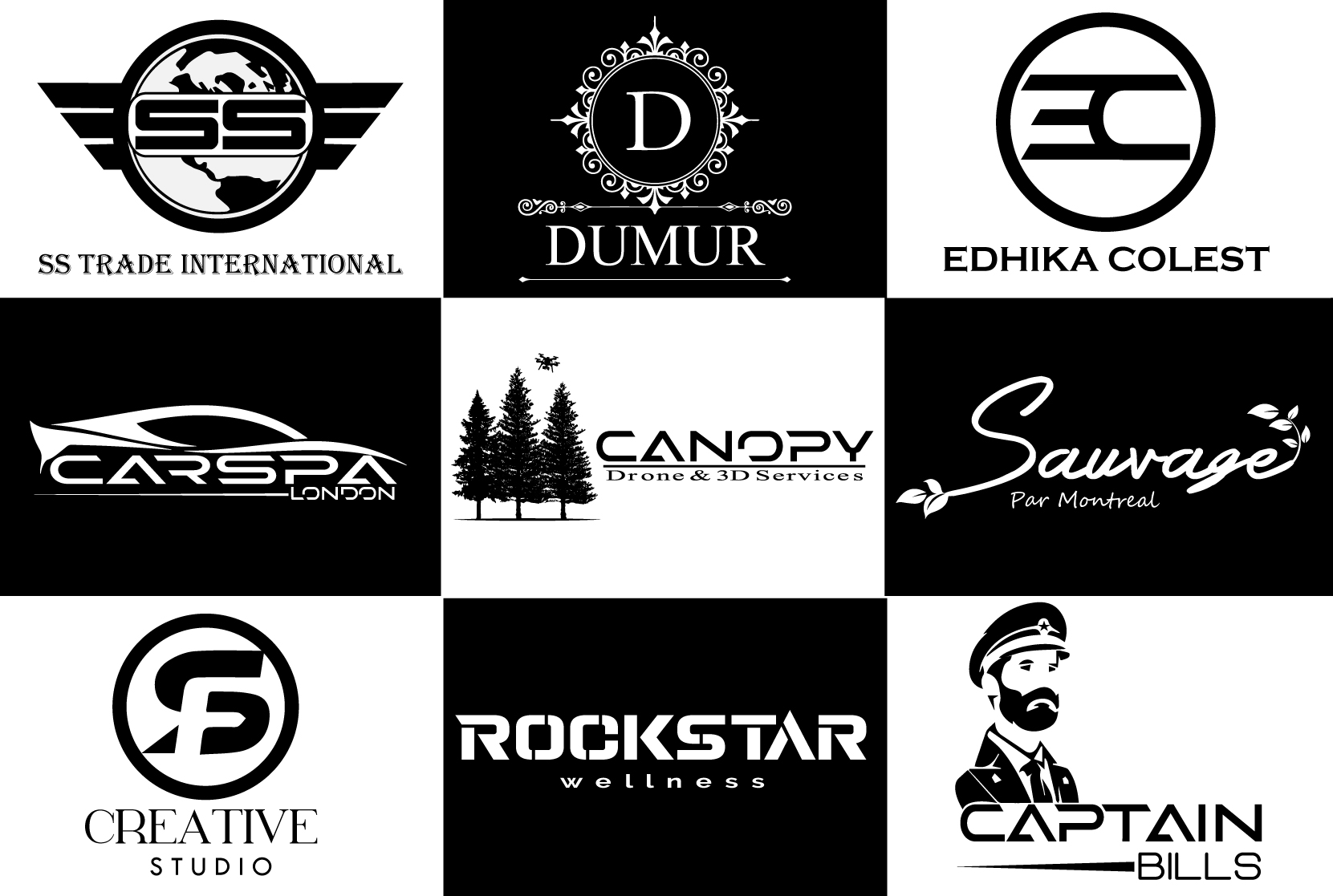I will do creative professional logo design with free revision