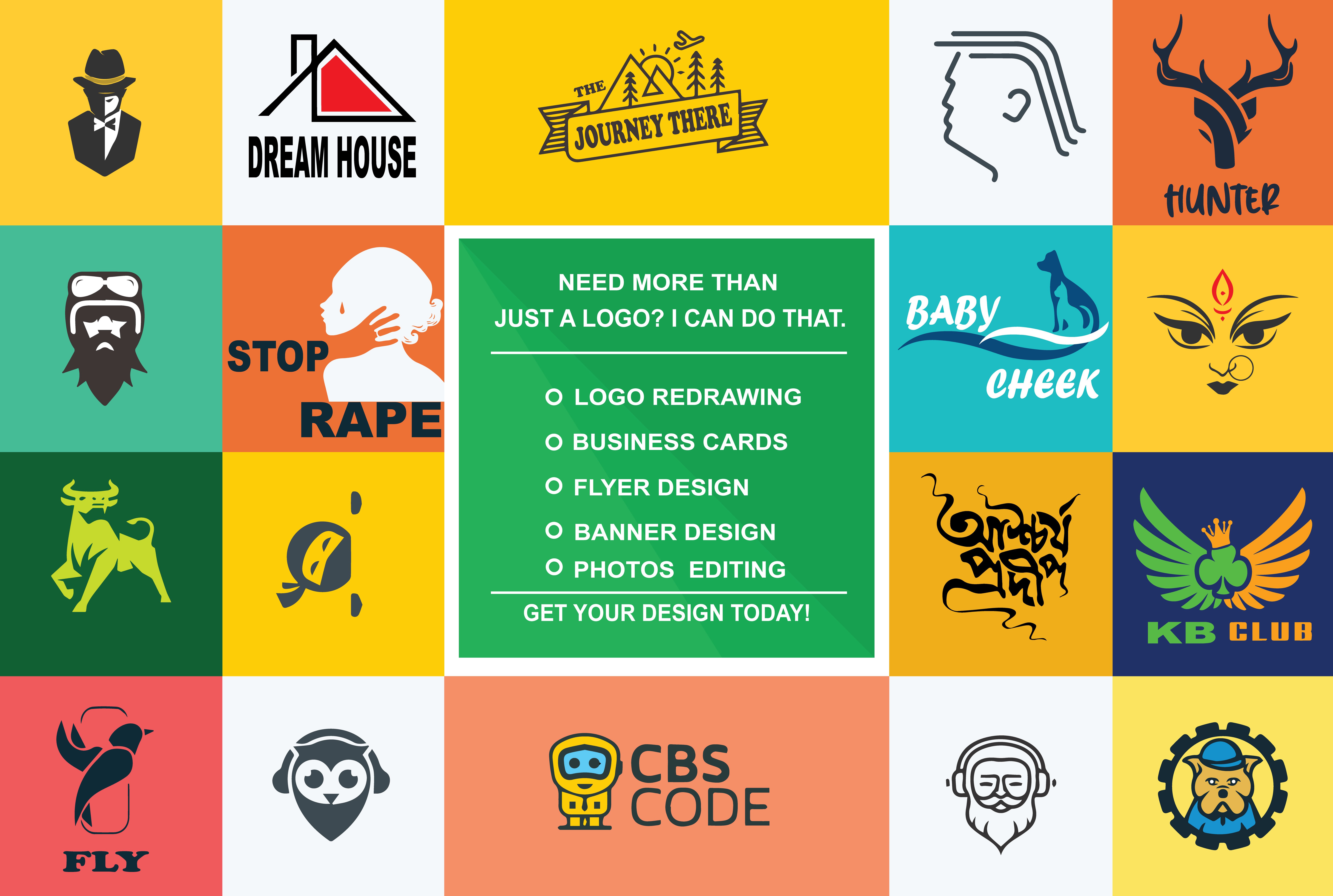 I will design creative and simple logo for you