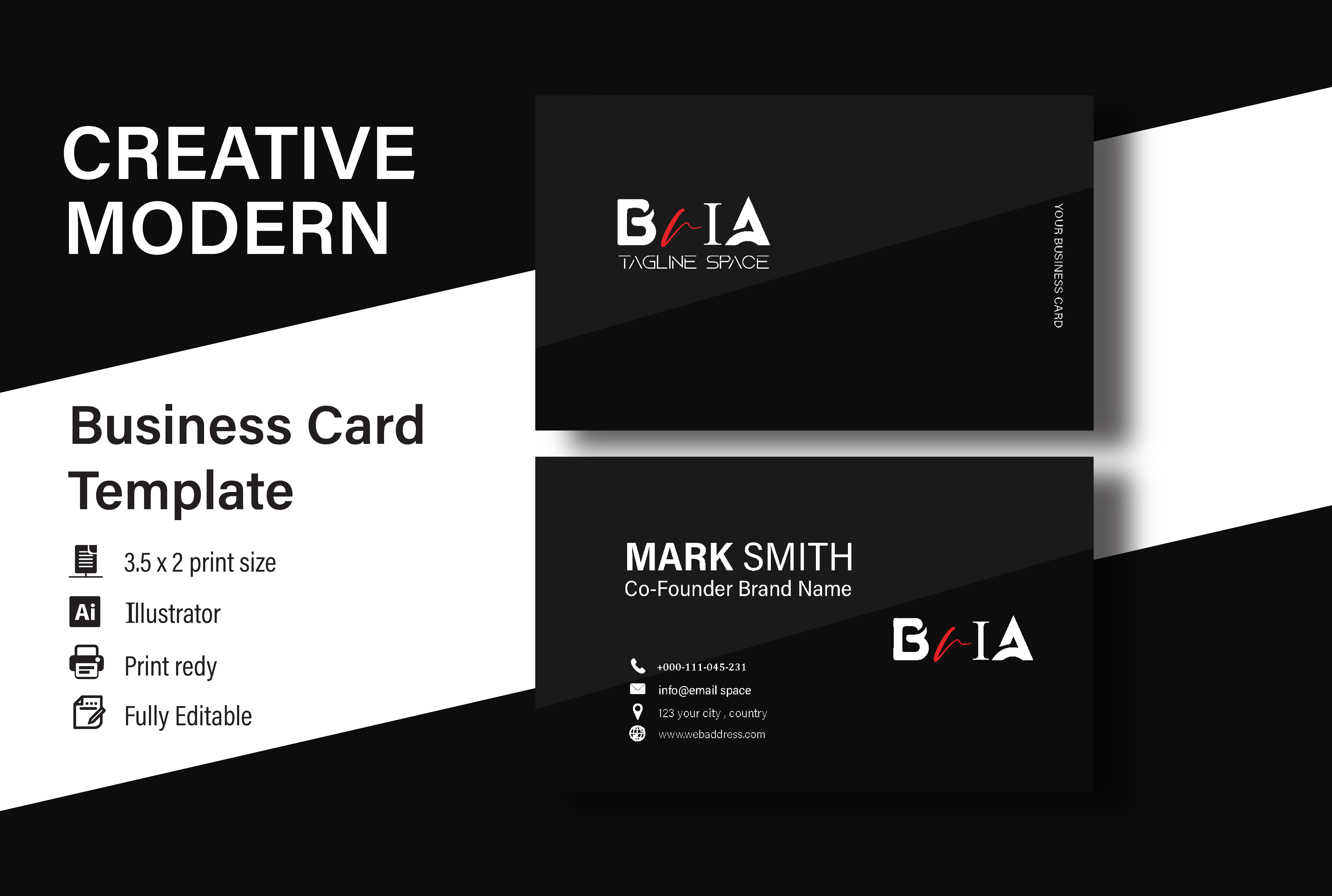 I will design professional eye caching business card