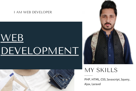 I will be your web developer, I will do web developm...