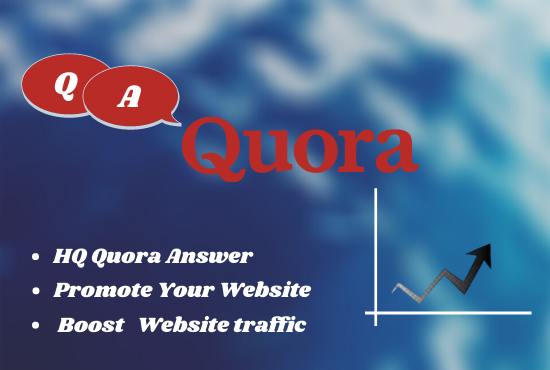 Promote your website with 40 unique Quora answer with...
