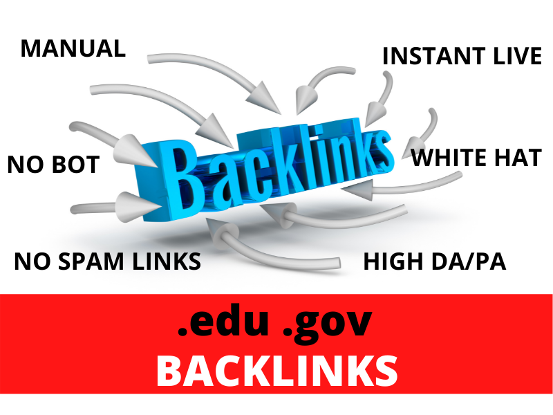 Instant live 30 EDU GOV high authority dofollow backlinks for top ranking