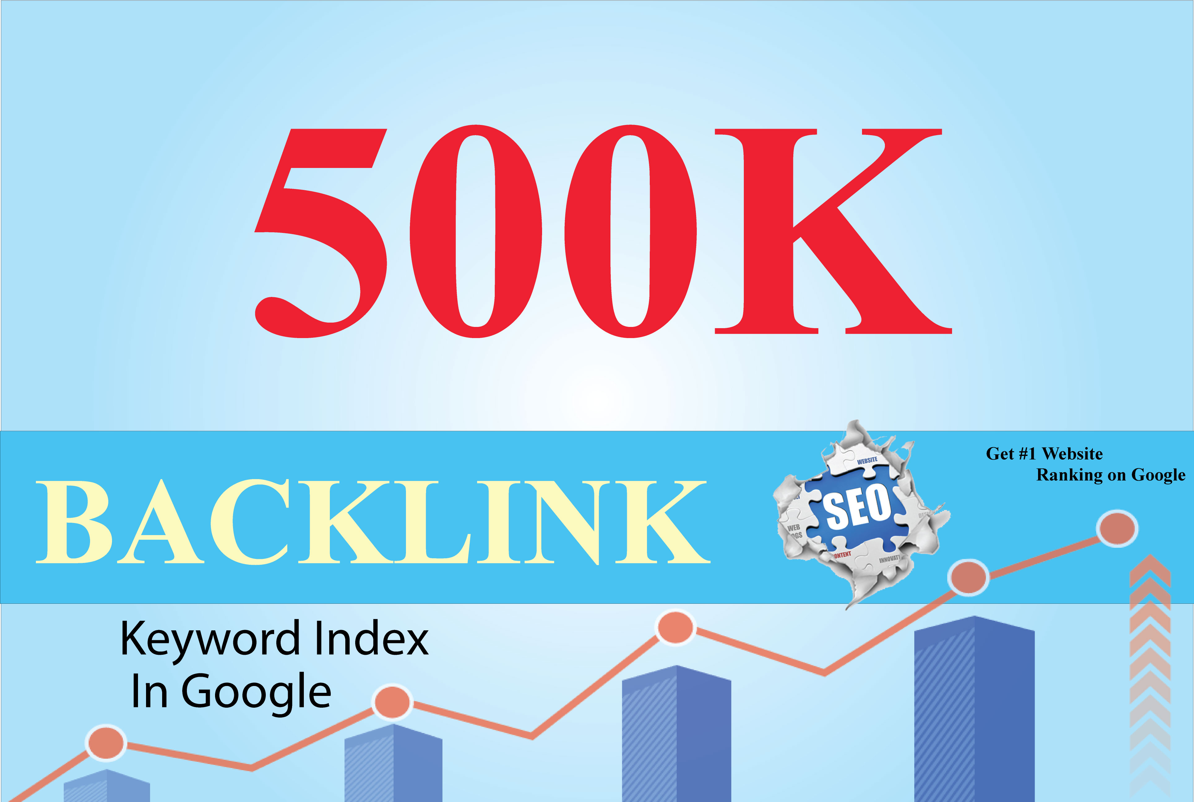 We will provide 500k SEO Backlinks for any website