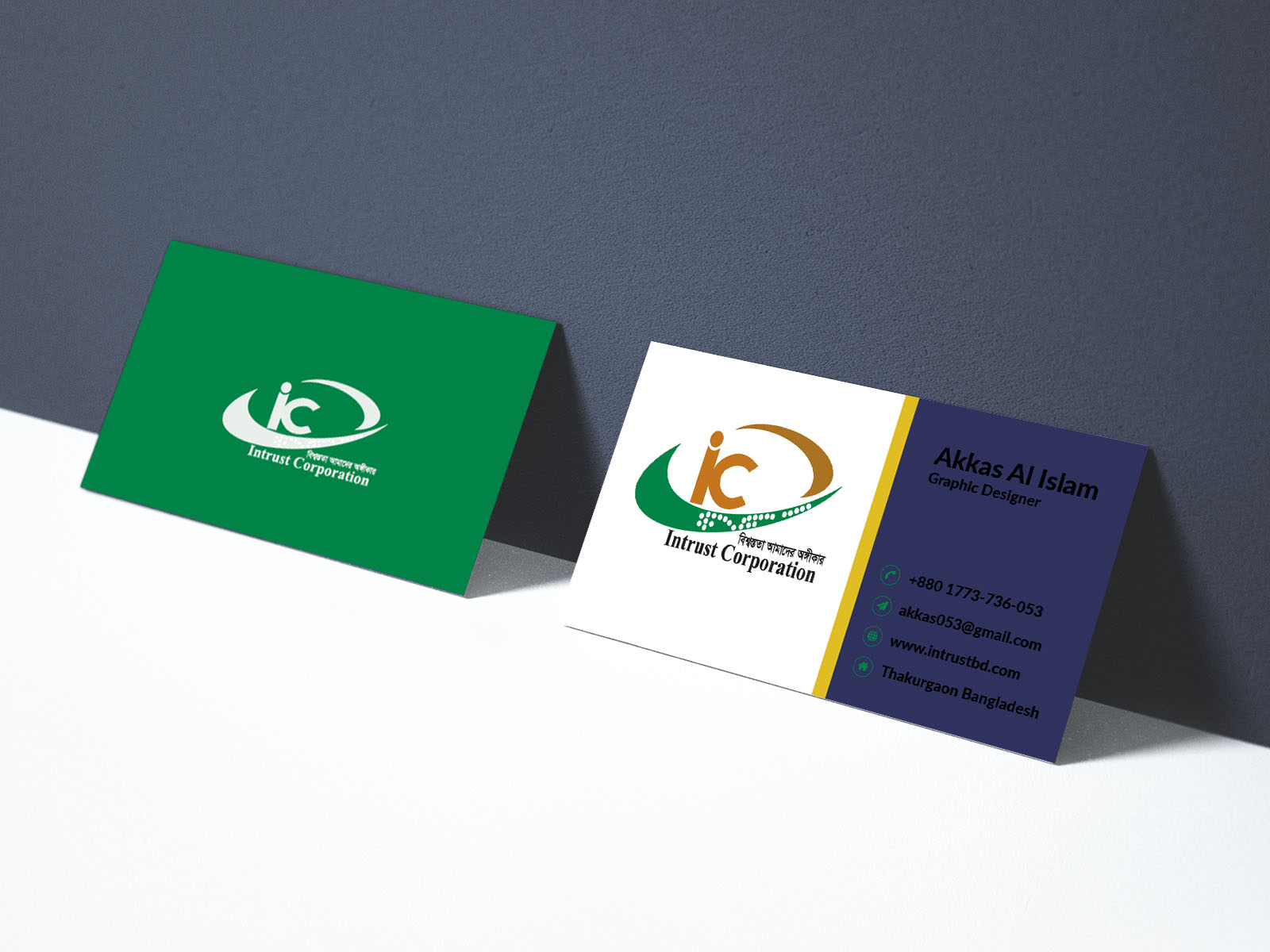I will do Creative corporate minimalist business card design