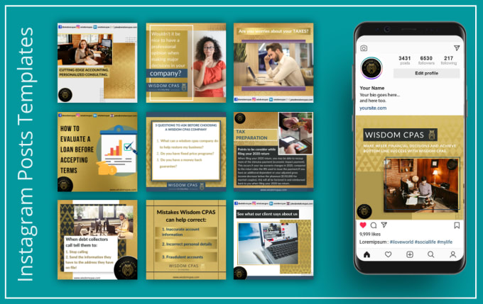 I will design social media posts, ads, canva templates